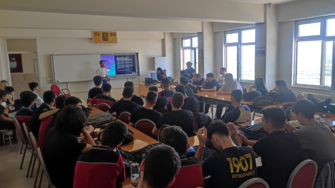 İş Adamları MTAL Öğrencilerine CBS konusunda bilgilendirme toplantısı yapıldı.